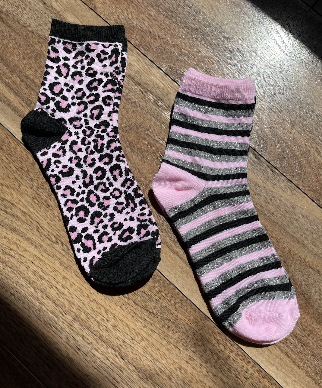 Socks - Black Animal Print