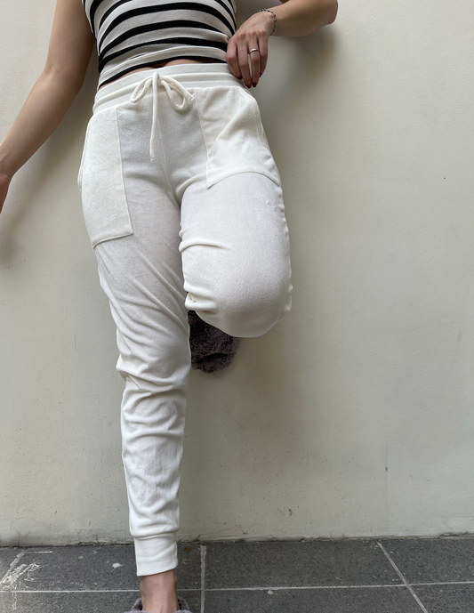 Jogger pants - Ivory